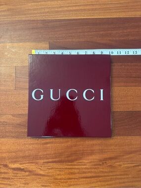 Gucci Deep Burgundy Logo Presentation Box